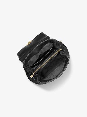 Mochila em pele acolchoada Tribeca pequena