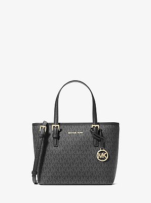 Jet Set Travel Extra-Small Logo Top-Zip Tote Bag