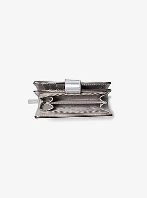 Portefeuille &agrave; deux volets Jet Set Travel de taille moyenne &agrave; logo