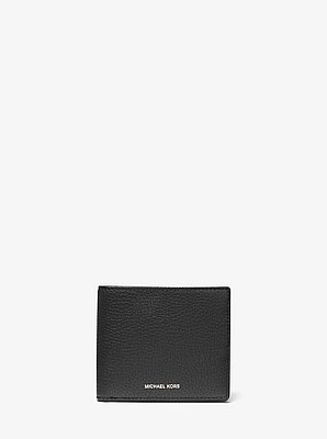 Zakportefeuille Hudson van getrommeld leer