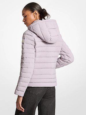 Chaqueta reversible acolchada con dise&ntilde;o chevron