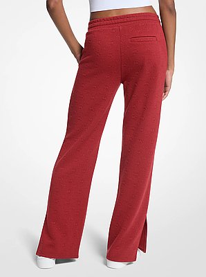 Pantal&oacute;n de punto con jacquard con logotipo