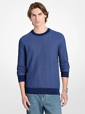 Textured Cotton Sweater