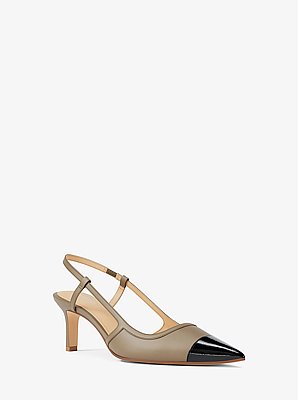 Alora Leather Slingback Pump