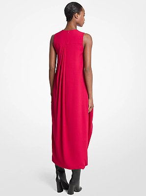 Draped Georgette Dress