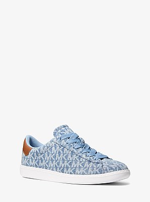 Sammy Signature Logo Print Denim Sneaker
