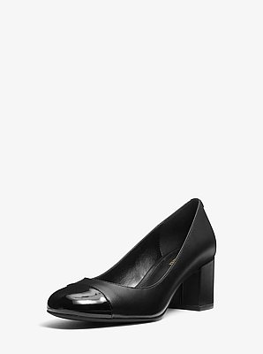 Zapato de sal&oacute;n flexible Perla de piel