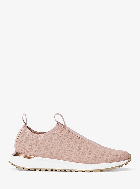 Bodie Metallic Logo Knit Slip-On Sneaker