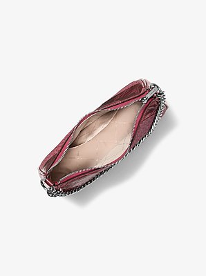 Jet Set Travel Metallic and Signature Logo Convertible Pochette