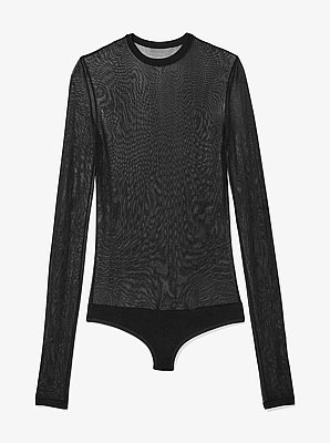 Body de viscosa transparente superfino