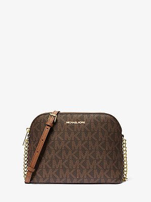 Cindy Signature Logo Dome Crossbody Bag