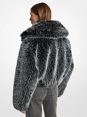 Faux Fur Blouson Jacket