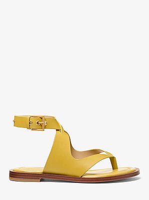 Irene Leather Wrap Sandal