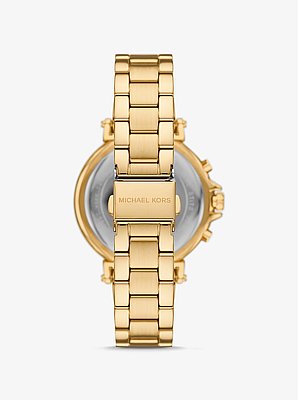 Montre surdimensionn&eacute;e Maren de ton or