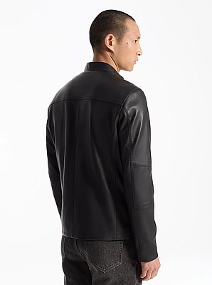 Bikerjacke aus Leder