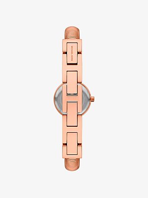 Horloge Gramercy, ros&eacute;goudkleurig en mini