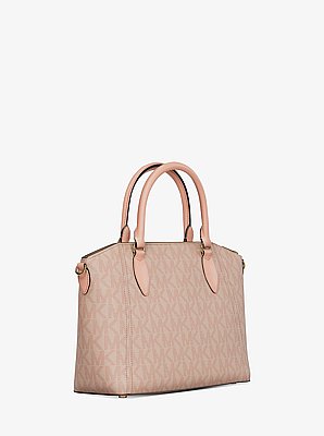 Sienna Medium SIgnature Logo Satchel