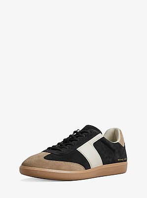 Jovie Color-Block Suede Sneaker