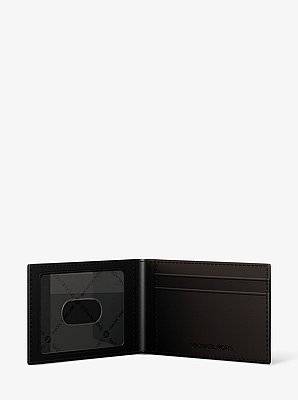 Cooper Signature Logo Wallet in BLACK | Michael Kors image number 1