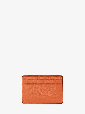 Pebbled Leather Card Case