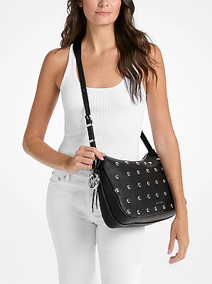 Nolita Medium Studded Leather Shoulder Bag