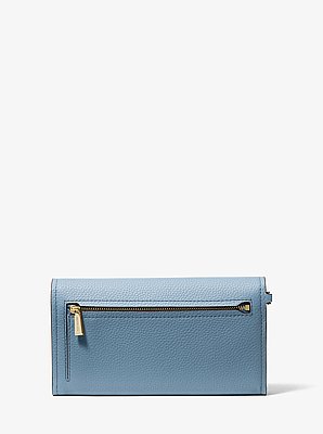 Jet Set Medium Pebbled Leather Smartphone Wristlet