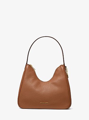 Petit sac &agrave; &eacute;paule boh&egrave;me Nayla en cuir grain&eacute;