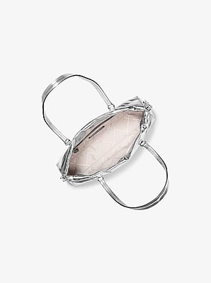 Matilda Small Metallic Cinched Shoulder Bag
