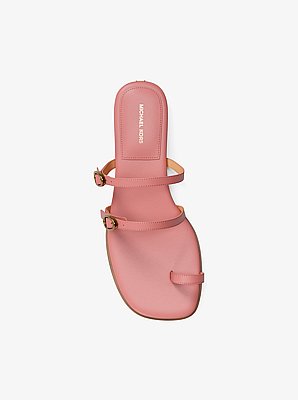 Sandales plates en cuir Kya