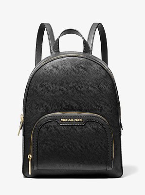 Mochila Jaycee mediana de piel granulada