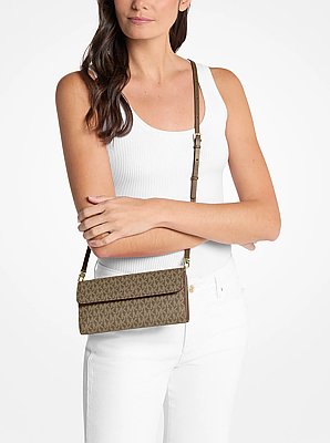 Bandolera Jet Set convertible peque&ntilde;a con nuestro logotipo exclusivo