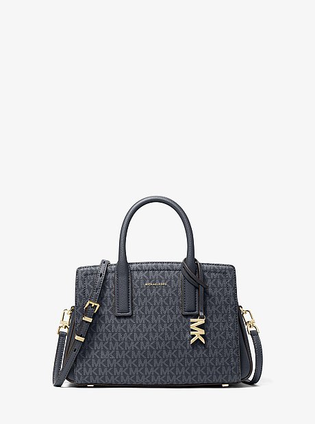 Laila Small Signature Logo Satchel