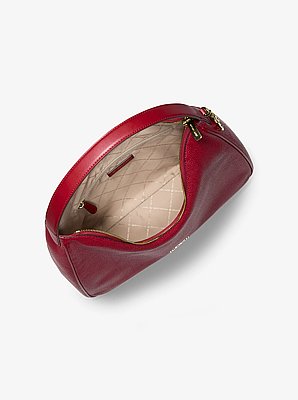 Nayla Medium Pebbled Leather Shoulder Bag