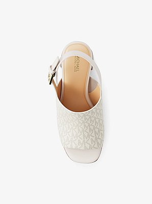 Kehlani Signature Logo Platform Sandal