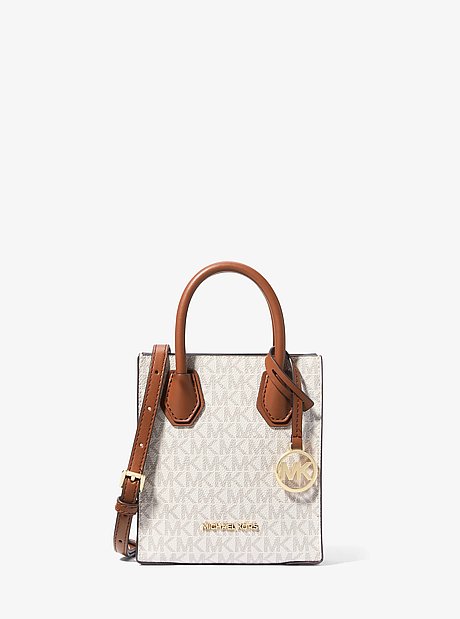 Mercer Extra-Small Logo and Leather Crossbody Bag