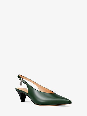 Tonya Leather Slingback Pump