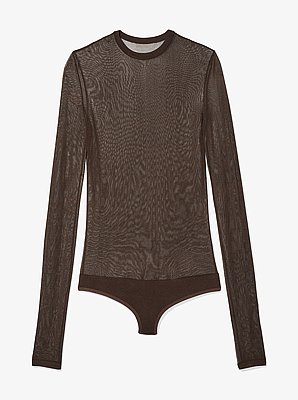 Body de viscosa transparente superfino