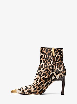 Kasia Leopard Print Calf Hair Boot 