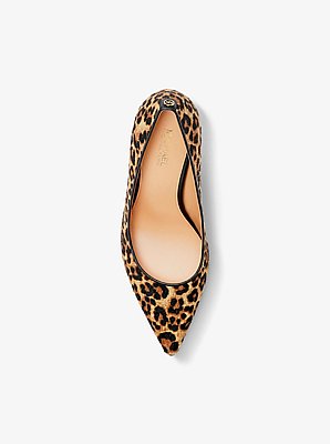 Willa Flex Leopard Print Calf Hair Pump