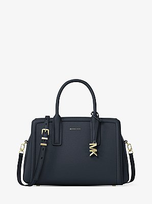 Laila Medium Leather Satchel image number 0