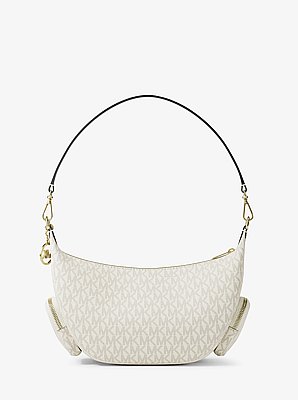 Sac &agrave; &eacute;paule convertible Merritt de taille moyenne &agrave; logo Signature