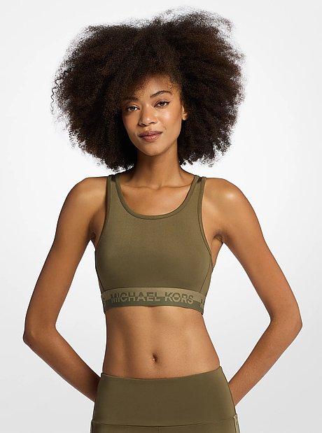 Logo Tape Sports Bra