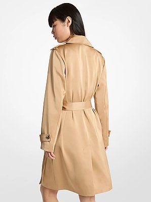 Trenchcoat aus Satin