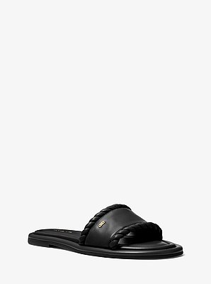 Dana Leather Slide Sandal