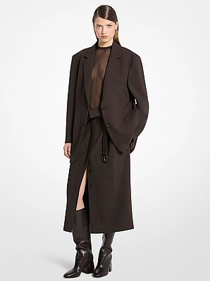 Blazer Ryan de lana el&aacute;stica