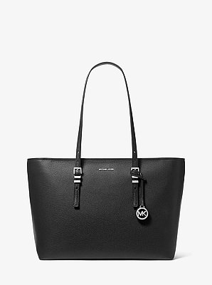 Quinn Large Pebbled Leather Tote Bag