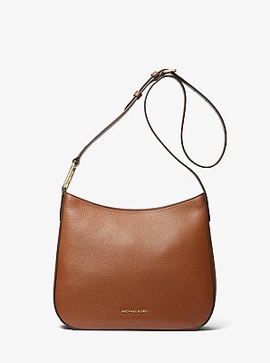 Kensington Large Pebbled Leather Crossbody Bag