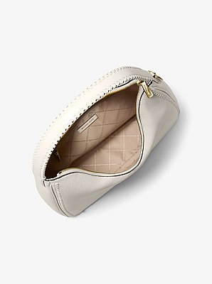 Nayla Medium Hobo Shoulder Bag in LT CREAM | Michael Kors image number 1