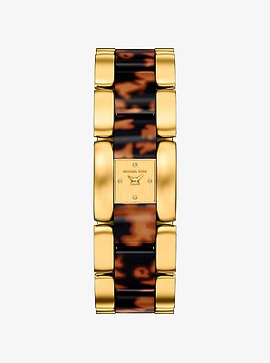 Petite Darrington Gold-Tone and Tortoiseshell Acetate Watch