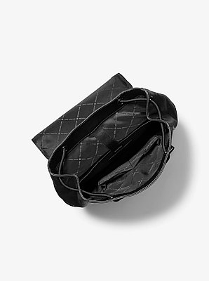 Hudson Medium Grommeted Leather Backpack